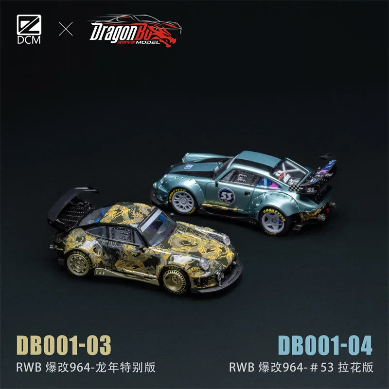 D.BoModel & DCM 1:64 RWB 964 Diecast Model Car