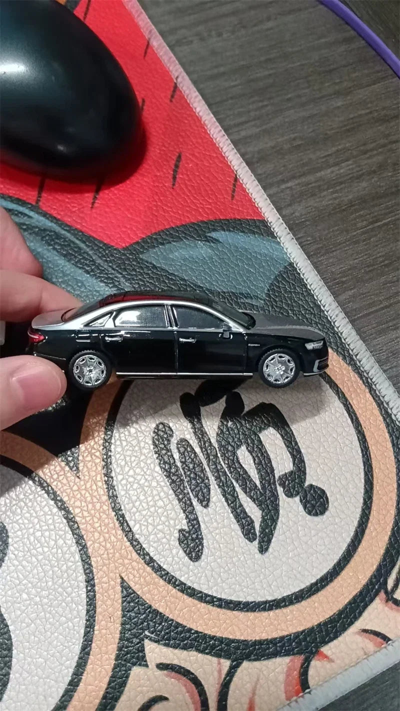 MASDI 1:64 A8L Hoshi's version 2021 Silver Black Diecast Model Car