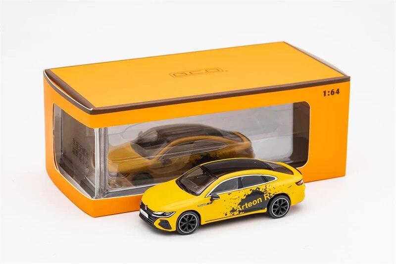 GCD 1:64 CC Arteon R Blue/Green/Yellow/Silver LHD Diecast Model Car