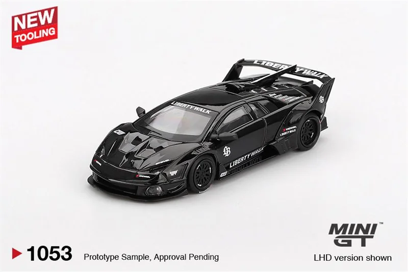 MINI GT 1:64 720S GT3 Evo Rally LB-SUPER S15 SILVIA MURCIELAGO Black Diecast Model Car