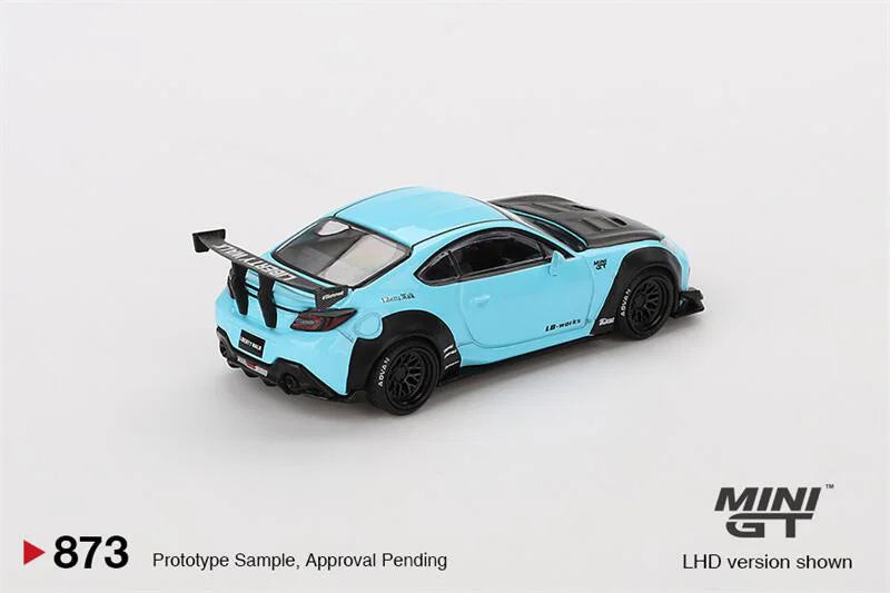 MINI GT 1:64 GR86 LB Nation Baby Blue LHD Diecast Model Car