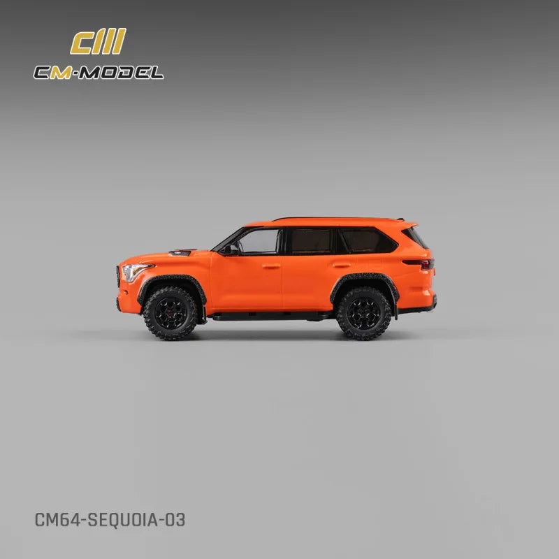 CM MODEL 1:64 Sequoia Orange Die-Cast Car Model Collection Miniature