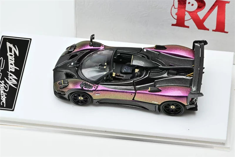 Rhino Model 1:64 Zonda Pagani 760 MY Chrome Chameleon Die-Cast Car Model Miniature Gifts