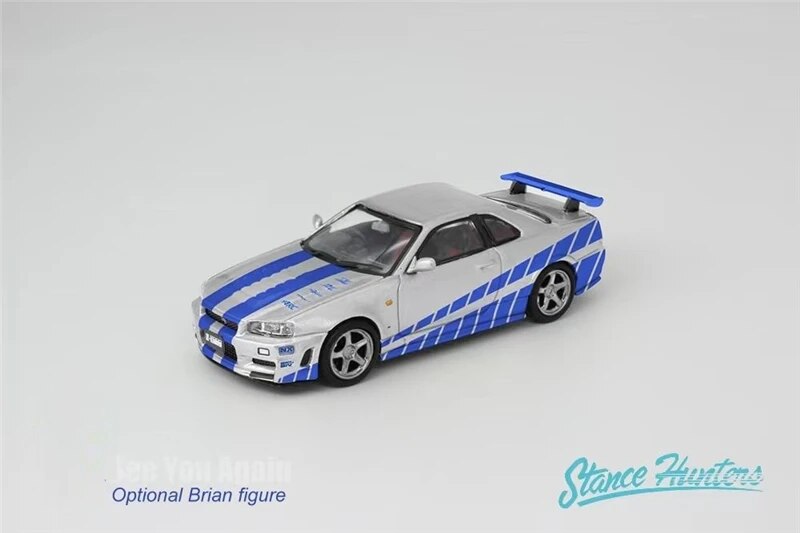 Stance Hunters SH 1:64 Skyline R34 GTR Z Tune Nismo Diecast Model Car