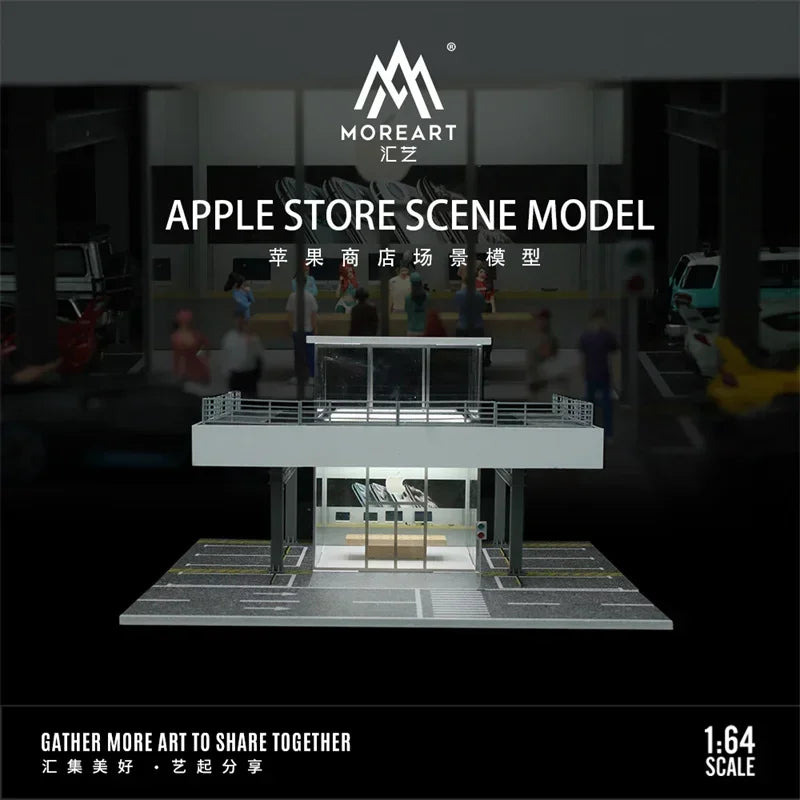 **Pre-Order** MoreArt 1:64 APPLE STORE SCENE MODEL Diorama