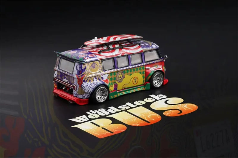 Liberty64 1:64 T1 minibus Kombi Woodstock Limited599 Diecast Model Car