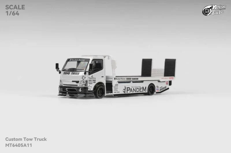 Micro Turbo 1:64 Pandem Rocket Bunny Tow Truck Die-Cast Car Model Collection Miniature