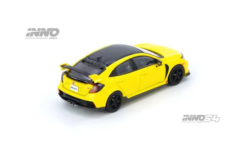 INNO64 1:64 CIVIC TYPE-R (FK8) Yellow Collection Miniature DieCast Model Car