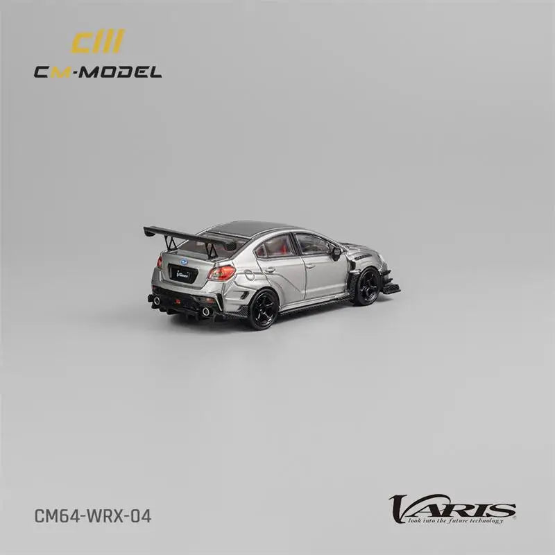 CM MODEL 1:64 Varis Widebody 2.0 WRX Silver Diecast Model Car