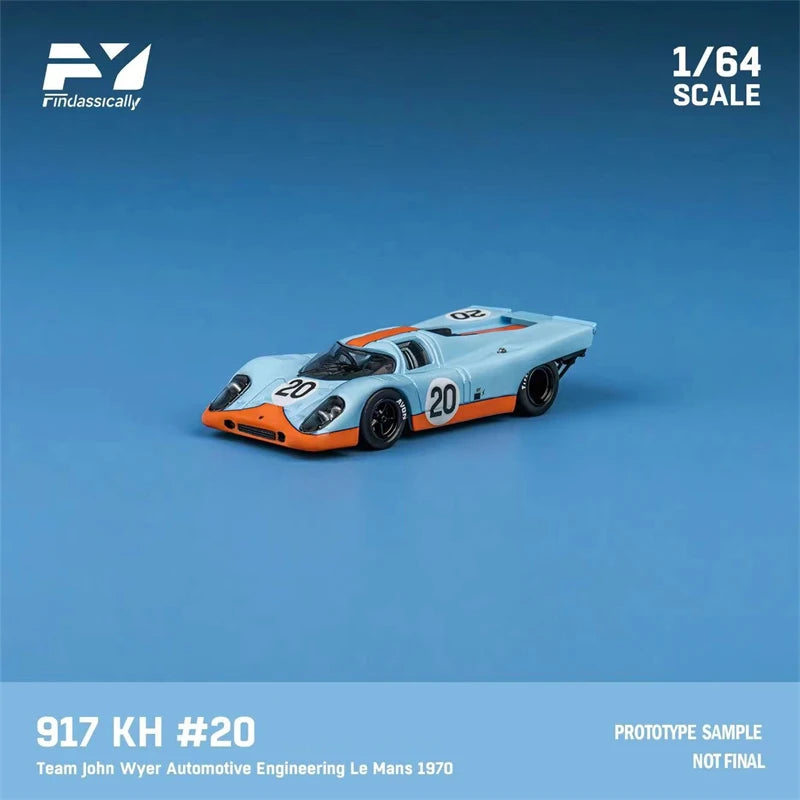 **Pre-Order** Finclassically 1:64 917K Blue Limited300 Diecast Model Car