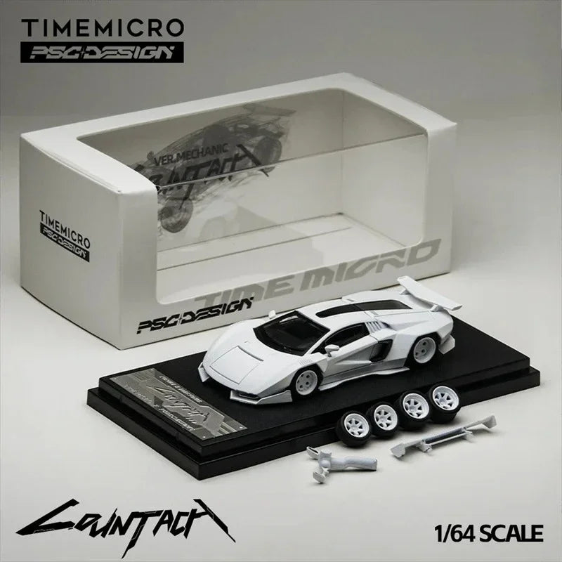 TimeMicro x PSC DESIGN 1:64 PSC Countach Die-Cast Car Model Collection Miniature