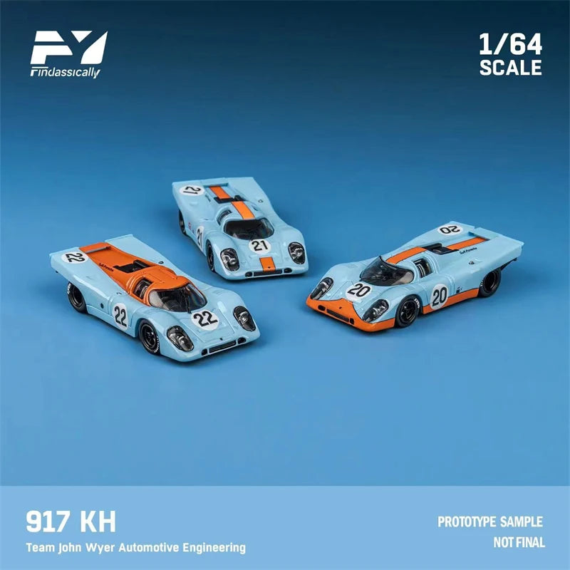 **Pre-Order** Finclassically 1:64 917K Blue Limited300 Diecast Model Car