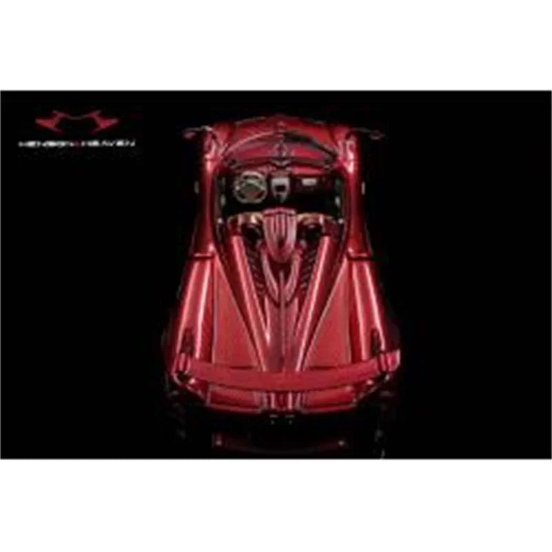 HH 1:64 Zonda Huayra Carbon Blue / Red / Black Die-Cast Car Model Collection Miniature