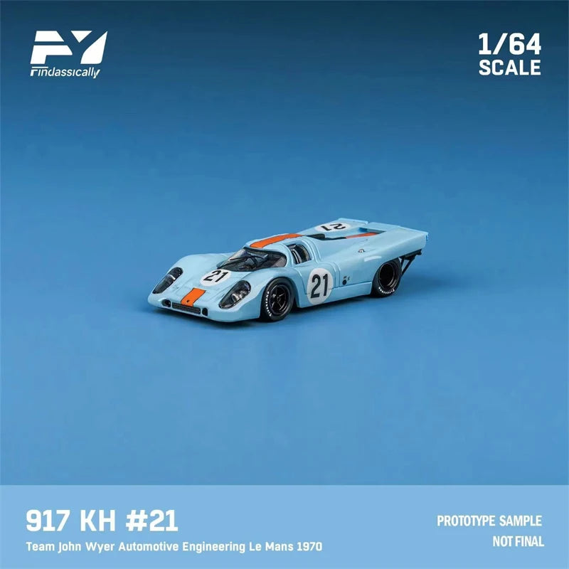**Pre-Order** Finclassically 1:64 917K Blue Limited300 Diecast Model Car