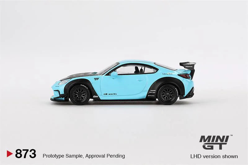 MINI GT 1:64 GR86 LB Nation Baby Blue LHD Diecast Model Car