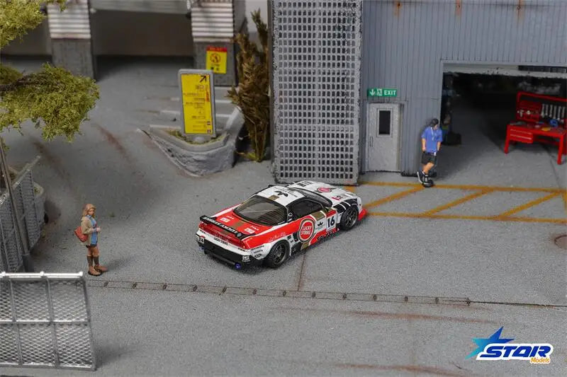 PreSale Star Models 1:64 LB NSX NA1 RedWhite No.16 Collection Miniature DieCast Model Car