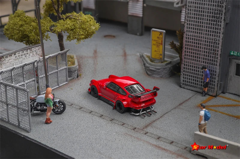 Star Models 1:64 RWB 930 GT Red / White Apple Collection Miniature DieCast Model Car