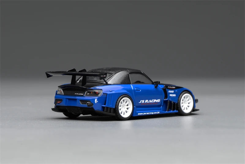 PreSale MOTORHELIX 1:64 S2000 J'S RACING Apex Pearl Blue Diecast Collector's Vehicle Model Car M65152 for adults