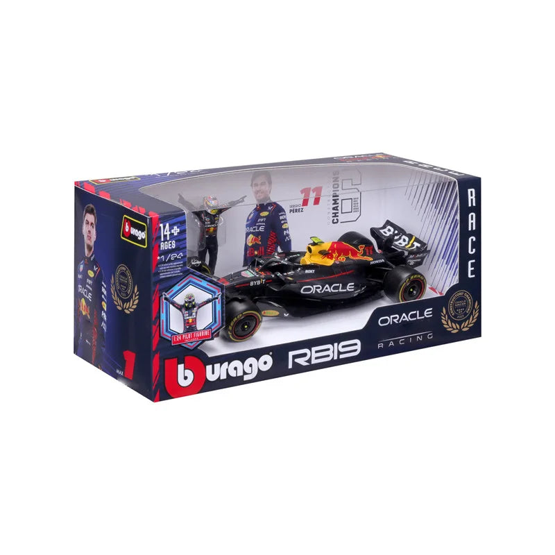 Bburago 1:24 2023 F1 RB Racing RB19 NO.1 / NO.11 Diecast Model Car