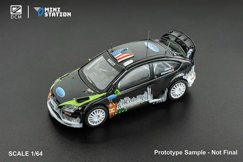 PreSale Mini Station x DCM 1:64 Fiesta ST / Focus RS Block43 Collection Miniature Diecast Metal Model Car