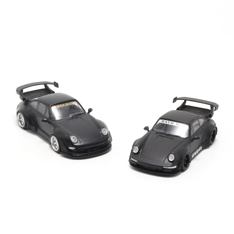 Decode 1:64 RWB Rauh-Welt black matt Diecast Model Car