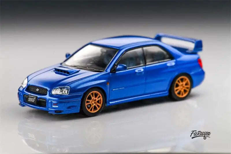 Furuya 1:64 Impreza WRX STi Sedan Mk2 GD / GG Bugeye / Blobeye limited999 Diecast Model Car