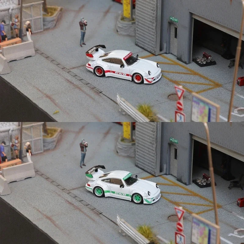 Star Model 1:64 RauhWelt RWB 964 GT limited399 Die-Cast Car Model Collection Miniature
