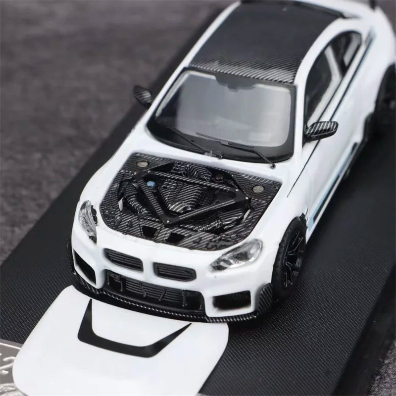 Fei xiang FX 1:64 M2 Coupe Silver Limited500 Diecast Model Car
