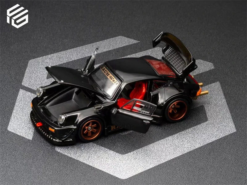FG 1:64 RWB930 Die-Cast Car Model Miniature Gifts