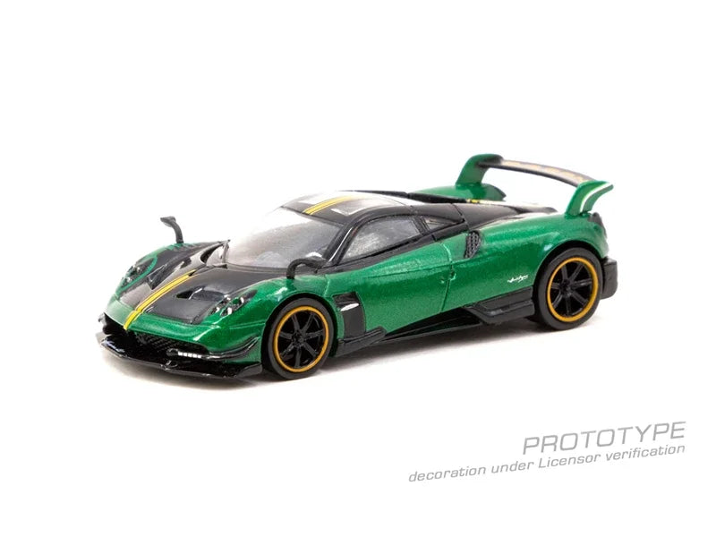 Tarmac Works 1:64 Pagani Huayra BC Green Diecast Model Car