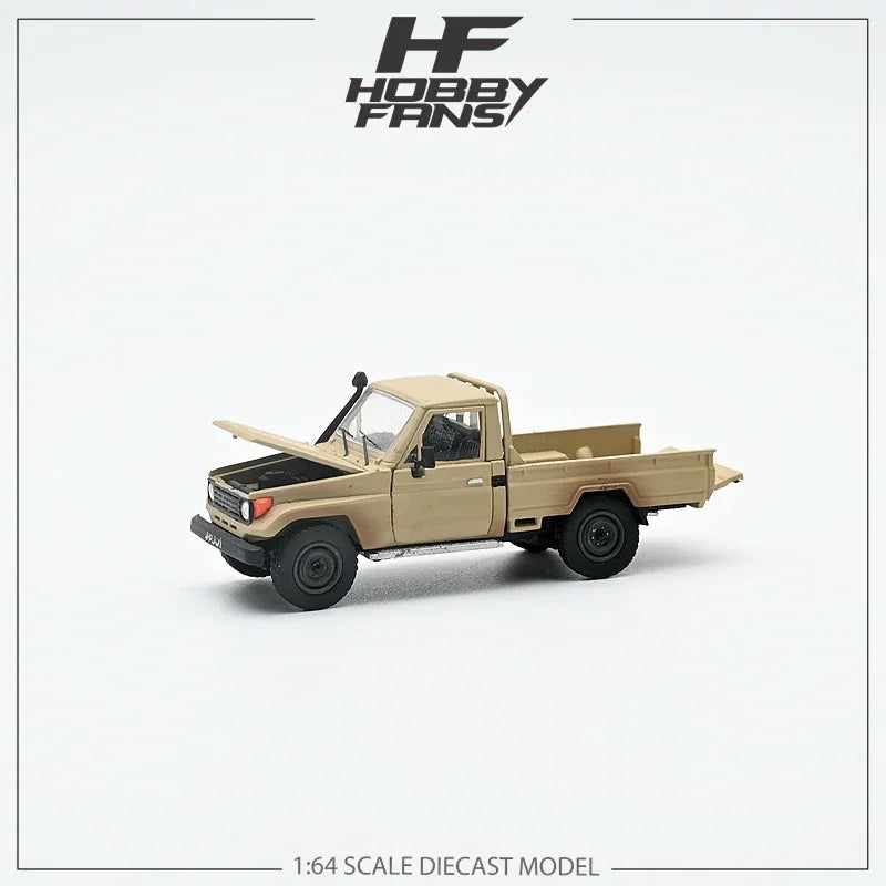 Hobby Fans 1:64 Land Cruiser J70 LC79 Pickup military Ver Diecast Model Car