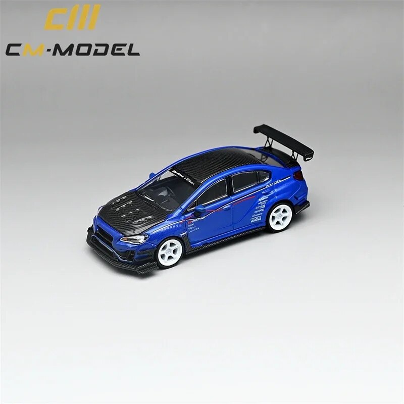 CM MODEL 1:64 VAB WRX VA VARIS /STI&S4 Blue Diecast Model Car