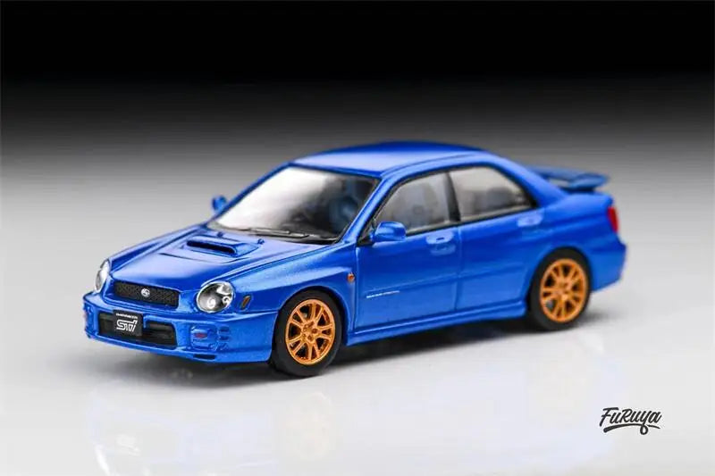 Furuya 1:64 Impreza WRX STi Sedan Mk2 GD / GG Bugeye / Blobeye limited999 Diecast Model Car