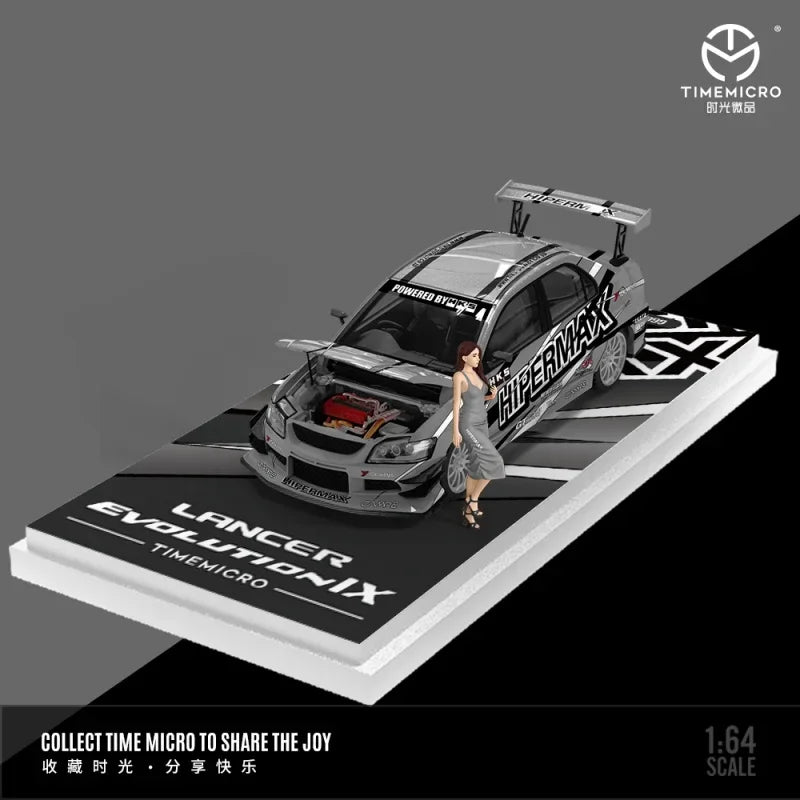 Time Micro 1:64 Lancer EVO IX HIPERMAX Diecast Model Car