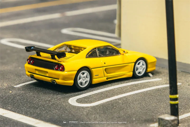 Tarmac Works 1:64 F355 Challenge Yellow Diecast Model Car