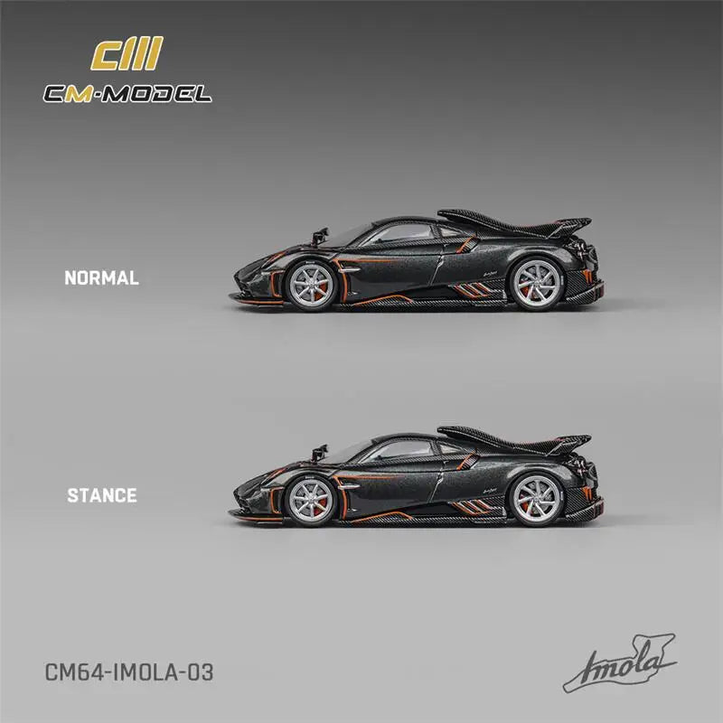 CM MODEL 1:64 Imola Metallic Gray Diecast Model Car