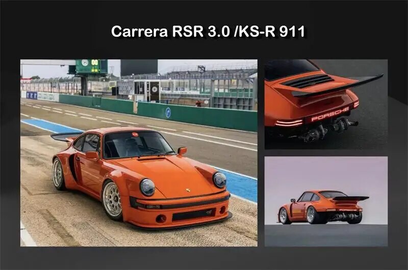 Street Weapon SW 1:64 Carrera RSR 3.0 KS-R 911 Orange limited999 Diecast Model Car