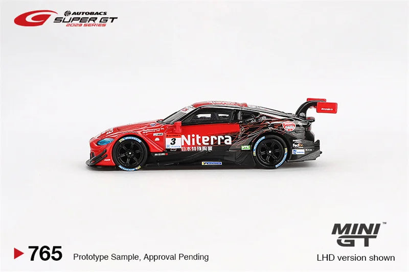 MINI GT 1:64 Z GT500 #3 Niterra Z Red Diecast Model Car