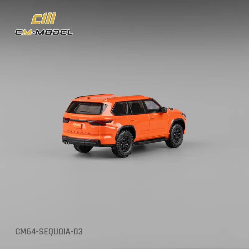 CM MODEL 1:64 Sequoia Orange Die-Cast Car Model Collection Miniature