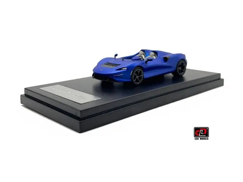 LCD 1:64 Elva Matte blue / Matte orange Model Car