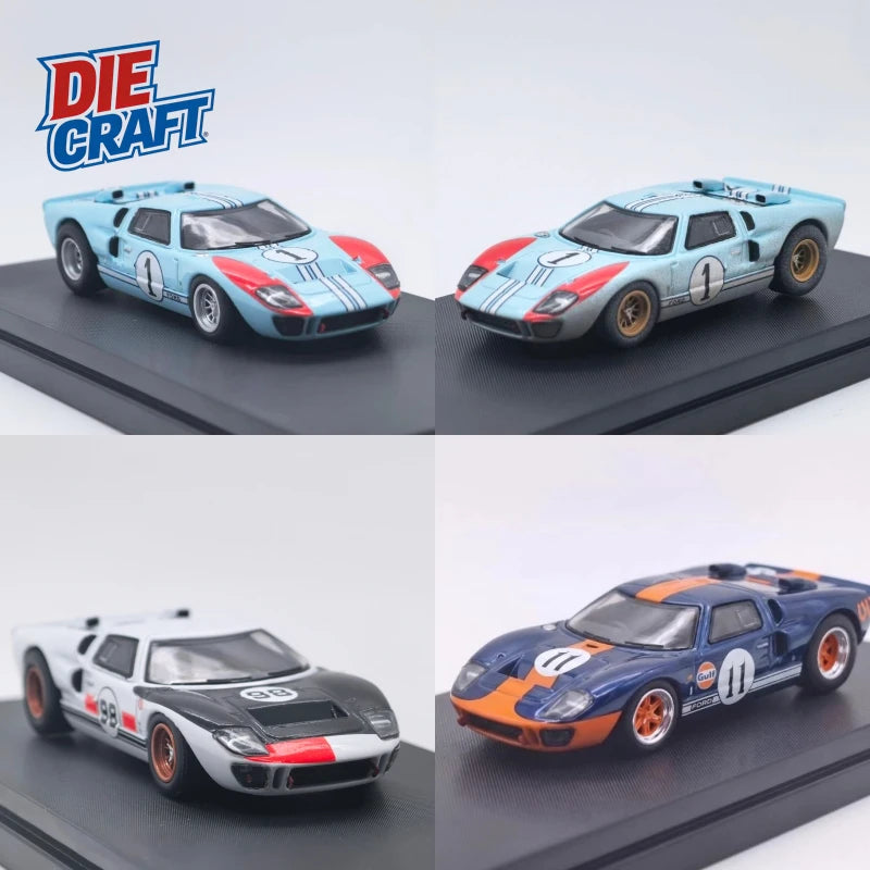 PreSale] DIECARFT 1:64 GT40 MK II 1966 Racing Le Mans Blue Daytona