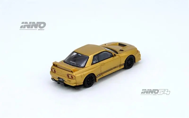 PreSale INNO64 1:64 TOP SECRET BNR32 GT-R (650R) Gold Collection Miniature DieCast Model Car
