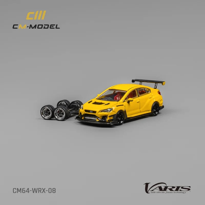 PreSale CM MODEL 1:64 STI WRX Varis Collection Miniature Widebody Diecast Model Car