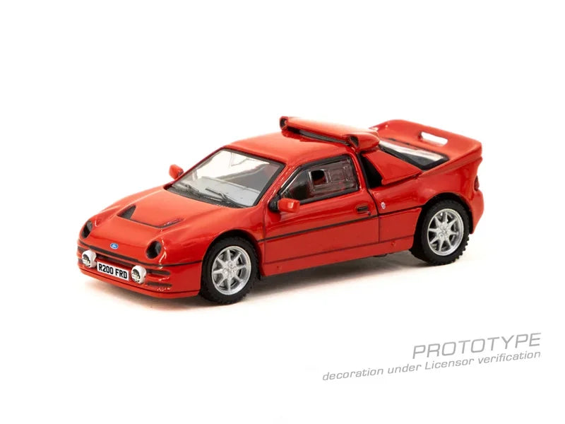Tarmac Works 1:64 RS200 Red Diecast Model Car