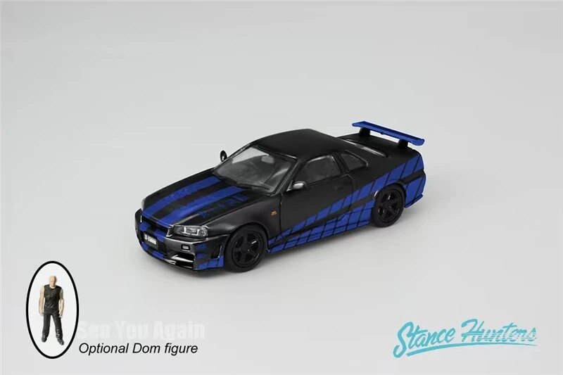 Stance Hunters SH 1:64 Skyline R34 GTR Z Tune Nismo Diecast Model Car