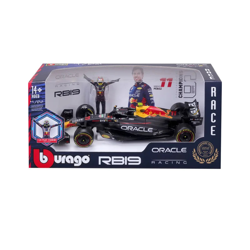 Bburago 1:24 2023 F1 RB Racing RB19 NO.1 / NO.11 Diecast Model Car