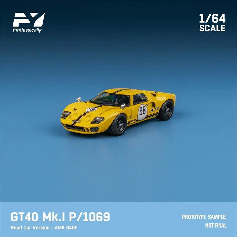 Findclassically 1:64 GT40 Mk.I P1069 Road Car Version Limited500 Diecast Model Car