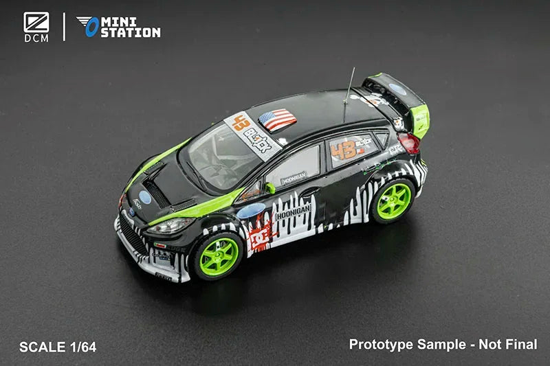PreSale Mini Station x DCM 1:64 Fiesta ST / Focus RS Block43 Collection Miniature Diecast Metal Model Car