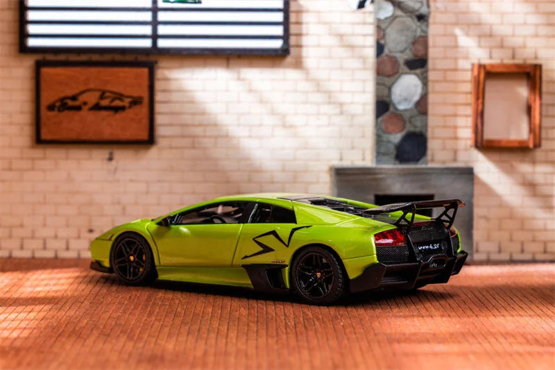 **Pre-Order** Cars' Lounge 1:64 Murcielago Superveloce(LP670-4 SV Limited399 Resin Model Car