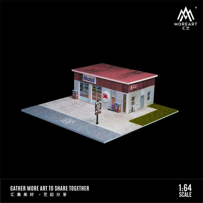 MoreArt 1:64 ROUTE 66 SCENE MODEL Diorama